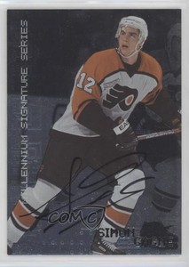 1999-00 ITG Be A Player Millennium Signature Series Auto Simon Gagne #183 Auto