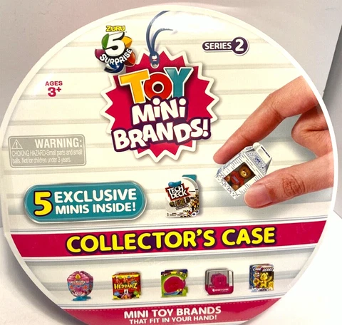 Zuru 5 Surprise TOY Mini Brands Series 2 COLLECTORS CASE Stocking Stuffers Kids Cover
