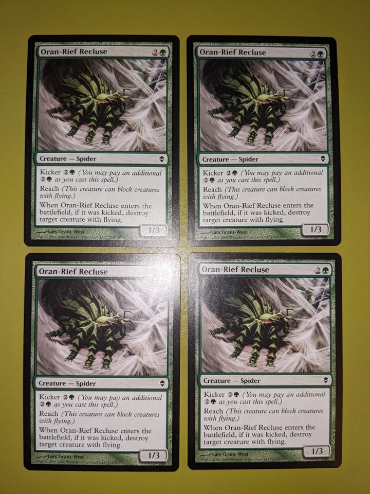 Oran-Rief Recluse x4 Zendikar 4x Playset Magic the Gathering MTG - Image 1 of 1
