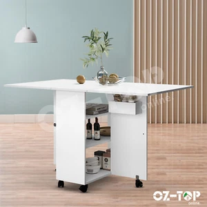 Dining Table Extendable Kitchen Room Dinner Desk Camping Picnic Foldable - Picture 1 of 11