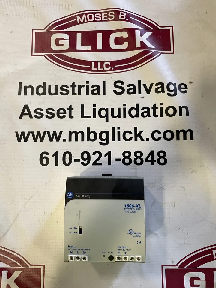 Fuente de alimentación Allen-Bradley 1606-XL180B SER A 12-15VDC 100-120V/200-240V Foto 1 de 4