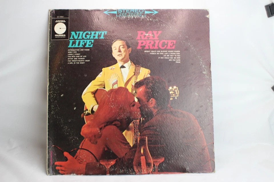 Night Life Ray Price Vinyl Record Tested Used - Image 1 of 3