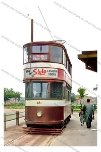 puc0089 - Leeds Tram 181 at Crossgates Terminus - print 6x4 - Picture 1 of 1
