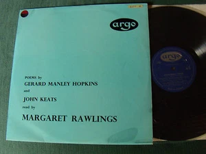 JOHN KEATS & GERARD MANLEY HOPKINS / MARGARET RAWLINGS - LP English ARGO RG 13 - Picture 1 of 2