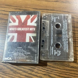 The Who "Greatest Hits" Cassette Tape, 1983 Classic Rock, MCA -b - Picture 1 of 2