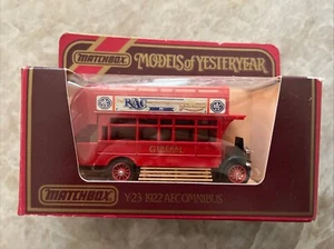 MATCHBOX MODELS OF YESTERYEAR Y-23 1922 AECOMNIBUS - Picture 1 of 1