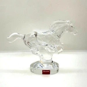 Baccarat Horse Crystal interior decorative With Box Figurine4.5×6.1×1.6 inches - Picture 1 of 4