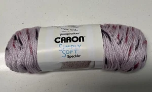 Caron Simply Soft Speckle Yarn-Wisteria 294961-61019 - Picture 1 of 5