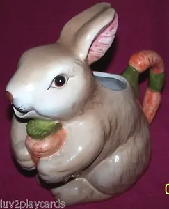 Vintage Keramik Hase Kaninchen Krug - Bild 1 von 7