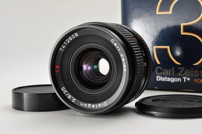 [全新带盒]Contax Carl Zeiss Distagon T* 35 毫米 f2.8 MMJ 镜头 C/Y 来自日本 — 第 1/4 张图片
