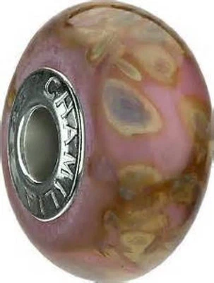 Nuevo Chamilia FLORES PRENSADAS Vidrio de Murano y Cuentas de Ley 925 OB-195 $37 Retirado Foto 1 de 4