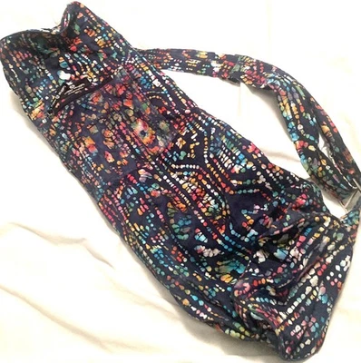 Nuevo Bolso Estera de Yoga Hugger Mugger Colorido Batik Algodón Dos Bolsillos Cremallera Tie Dye Foto 1 de 4