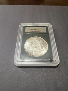 1885 Morgan Silver One Dollar Coin - Picture 1 of 2