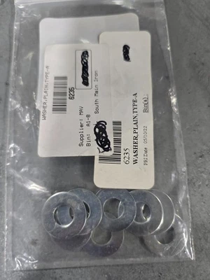 Harley Davidson Motocicleta Pieza OEM Lavadora P/N 6235 NUEVO LOTE DE 8 Foto 1 de 2