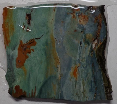 WRG - ¡¡Último!! Losa facial Gary Green Larsonite/Freedom Jasper 67 gramos Oregon Foto 1 de 4