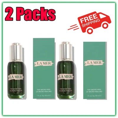 LA MER The Micro Peel 1 oz / 30 ml NUEVO en caja sellada (2 paquetes) Foto 1 de 2