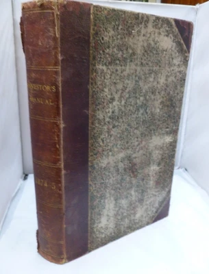 1874 - The Investor's Monthly Manual - Newspaper for Investors Bound Publication - Image 1 of 4