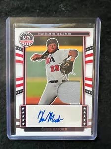 2024 USA Baseball Stars & Stripes Auto/Jersey 70/199 Xavier Meachem 🔥⚾️🔥 - Picture 1 of 2