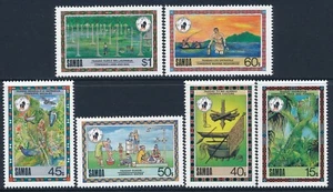 1988 SAMOA CONSERVATION SET OF 6 FINE MINT MNH - Picture 1 of 1