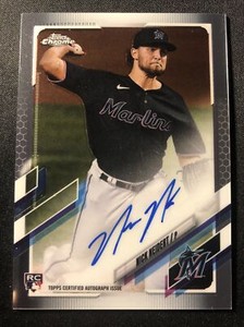 2021 Topps Chrome | Nick Neidert #RA-NN Rookie Autograph | Marlins On Card Auto