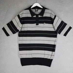 Lowrider Charlie Brown Shirt Erwachsene Medium Strickpullover Polo gestreift Cholo Herren - Bild 1 von 12