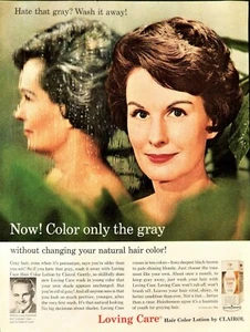 Clairol Haarfarbe Anzeige Vintage 1963 Liebevolle Pflege Original Werbung - Bild 1 von 1