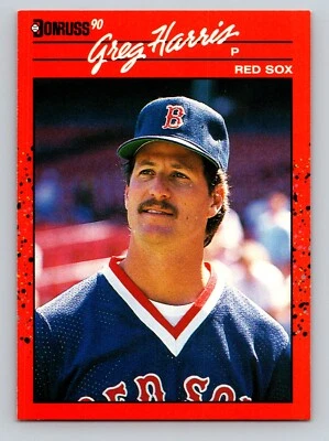 Greg Harris 1990 Donruss #582 Boston Red Sox - Image 1 of 2