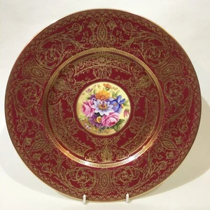 Royal Worcester Cabinet Plate Hand Painted Signed F Higgins - Picture 1 of 8