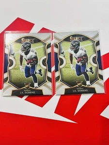 (2) 2020 Panini Select JK DOBBINS RC Rookie #52 Concourse Level Ravens Base Card - Picture 1 of 1