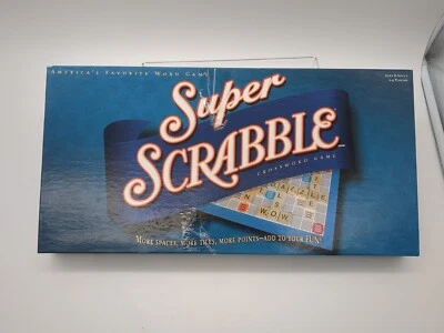 Juego de Crucigramas SUPER SCRABBLE (Movimientos Ganadores, Hasbro 2009) - Piezas Precintadas Foto 1 de 4
