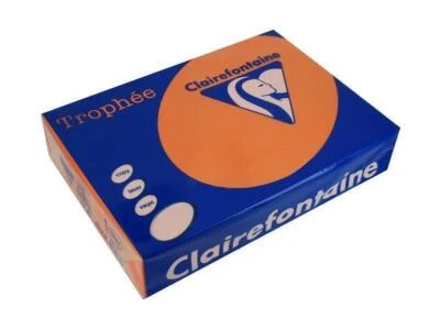 Clairefontaine Trophée Orange 120g DIN-A4 250 Blatt 1763C farbiges Kopierpapier