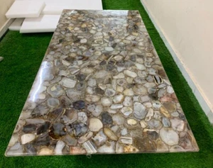 Agate Stone Dining Table Stone Countertop Kitchen Countertop/Slab Stone Tabletop - Picture 1 of 4