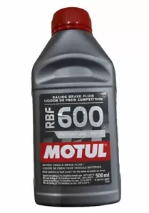 Motul RBF 600 FL / 0.5L AM / Fully Synthetic DOT 4 Racing Brake Fluid - Picture 1 of 2