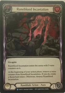 Runeblood Incantation (Red, standard art) Everfest first edition Foil - Picture 1 of 1