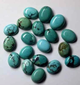 AAA Quality Natural Tibetan Turquoise Calibrated Loose Gemstone 3x5mm-12x16mm - Picture 1 of 10