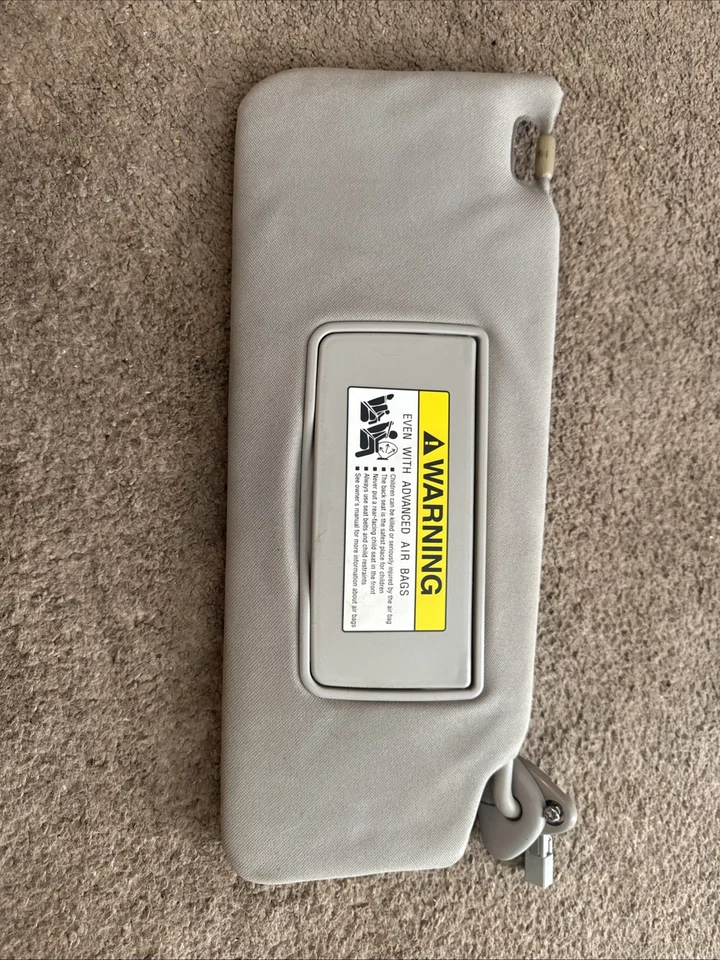 2007-2012 Acura RDX Sun Visor Right Passenger Side Cloth OEM Gray ORIGINAL Foto 1 de 4