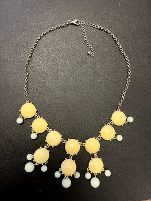 Collar Burbuja Esmalte Verde Claro y Azul J CREW Foto 1 de 4