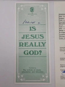 Muhammad Ali Signed Pamphlet Brochure - JSA Authentication - Picture 1 of 5