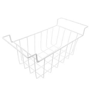 Freezer Organizer Bins: Refrigerator Basket Storage Rack Bins With Handles Deep - Picture 1 of 17