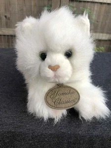Russ Berrie Yomiko Classics weiße Perserkatze Plüschtier Kuscheltier 10 Zoll lang - Bild 1 von 8