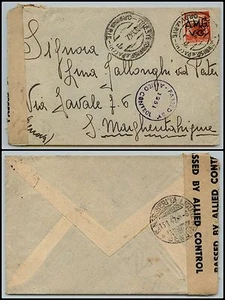 TRIESTE AMG VG - CENSURA - 4 L Democratica (16)isolato - Busta Trieste 10.1.1947 - Bild 1 von 1