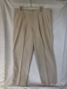 NWT Dockers Washed Chino Pleated Relaxed Fit Men's Beige Pants Trousers 38x32 - Picture 1 of 6