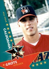 1997 California/Carolina League All-Stars Team Issue #9 Jason Grote - NM Card
