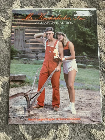Mr. Knickerbocker Clemson Tigers Poster A Clemson Tradition Cover