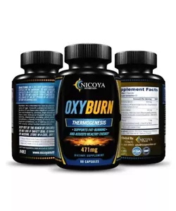 OXY BURN - Thermogenic Weight Loss & Fat Burner, Appetite Suppressant, Pack of 1 - Picture 1 of 10