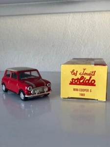 VOITURE MINI COOPER S 1969 ECHELLE 1/43 SOLIDO réédition - Foto 1 di 5