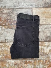 Cheap Monday Men's Grey Extra-Slim Stretch Zip Jeans Size W31/L32