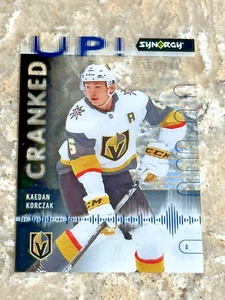 2022-23 UD Synergy Cranked Up Kaedan Korczak #CU-KO Vegas Golden Knights /249 - Picture 1 of 2