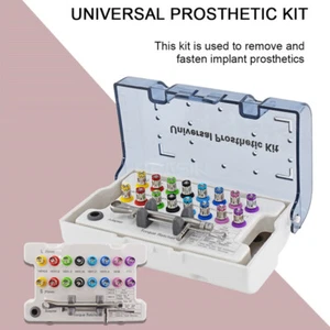 Kit de herramientas de implante dental para restauración protésica universal - Imagen 1 de 11
