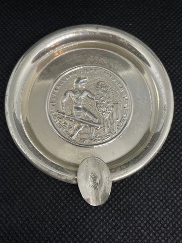 Vintage Caballero Tigre Mexico 925 Silver Ashtray Cover